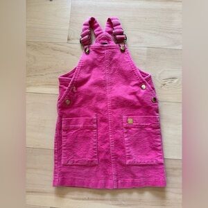 Deux Par Deux Corduroy Overall Dress